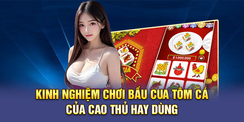 Kinh nghiệm chơi bầu cua tôm cá của cao thủ hay dùng